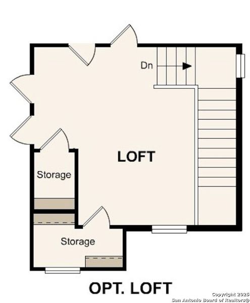 2D floor plan layout of this home in Senna, Leon Valley, TX (Image 2).