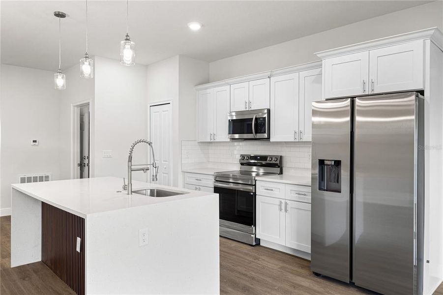 Furnished interior view inside a new home in , Ocala (Image 10). Furnished interior view inside a new home in , Ocala (Image 10).
