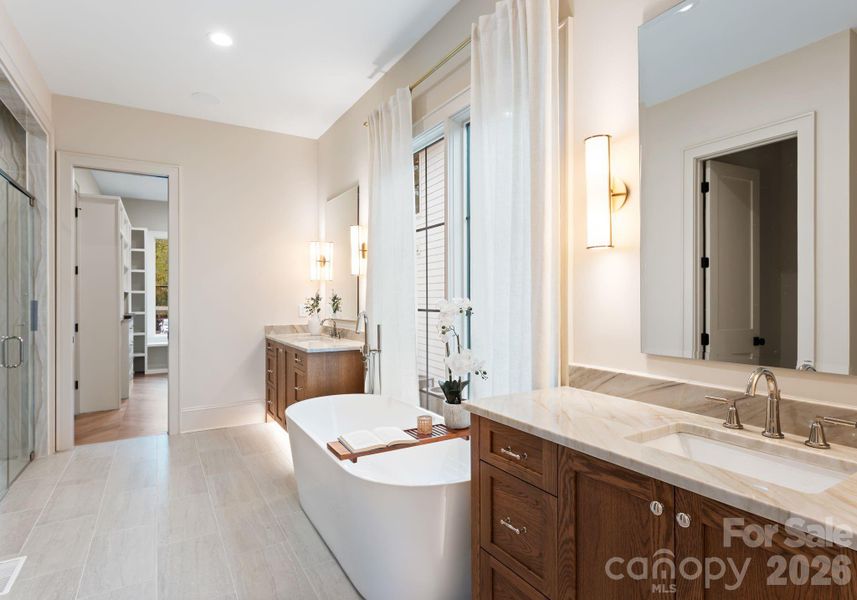 Furnished interior view inside a new home in , Charlotte (Image 13).