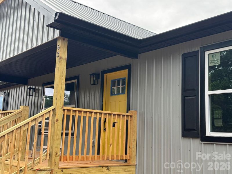 Exterior details and patio area of a home in , Connelly Springs (Image 14).