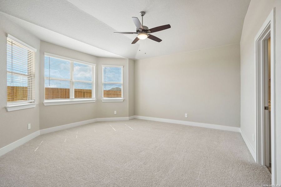 Spacious, unfurnished interior of a new home in Legendary Trails - Premier Series, Cibolo (Image 29). Spacious, unfurnished interior of a new home in Legendary Trails - Premier Series, Cibolo (Image 29).