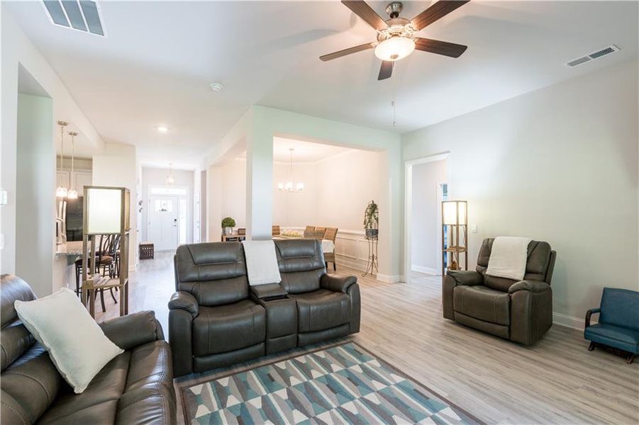 Furnished interior view inside a new home in , Maysville (Image 29).