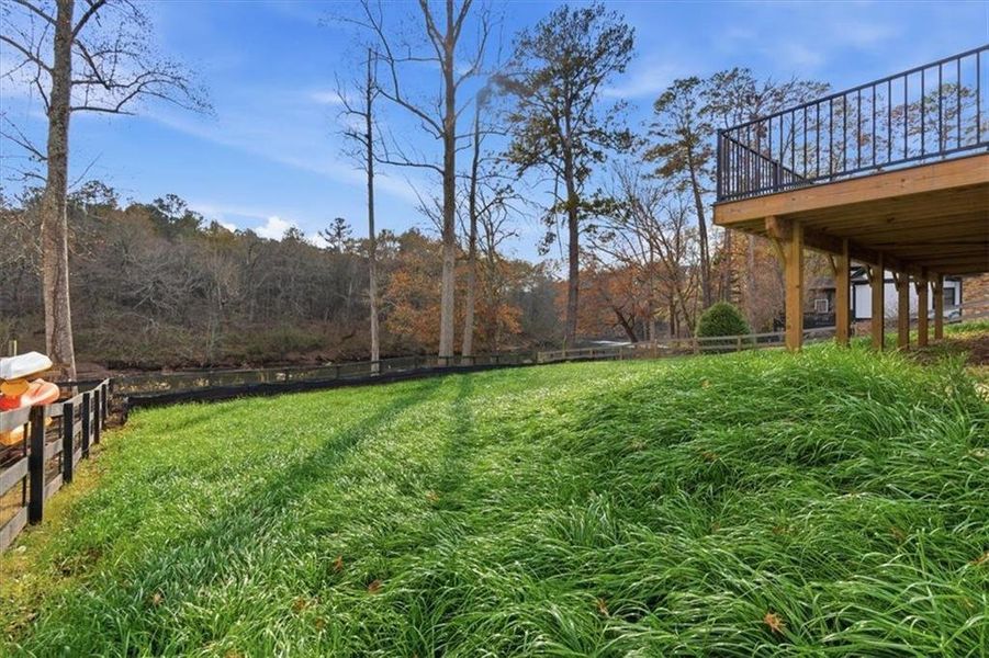 Exterior details and patio area of a home in , Cartersville (Image 27).