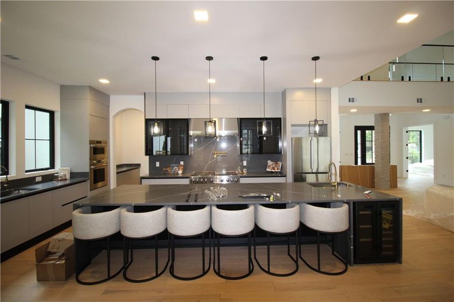 Furnished interior view inside a new home in , Sandy Springs (Image 5). Furnished interior view inside a new home in , Sandy Springs (Image 5).