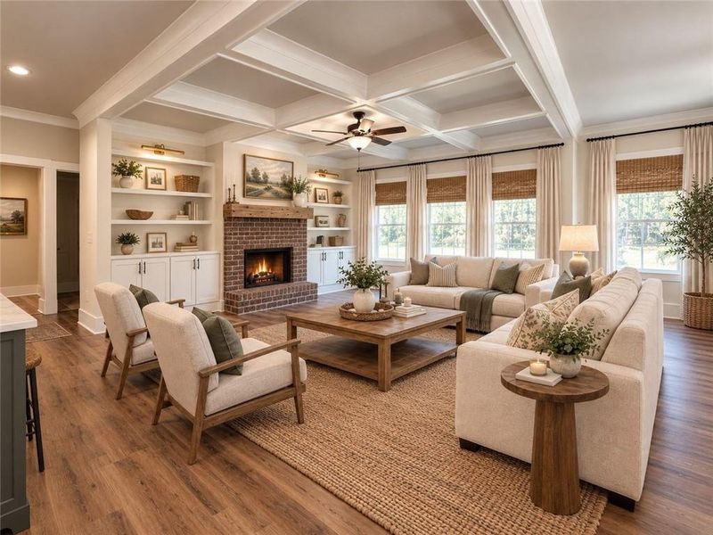 Furnished interior view inside a new home in , Jefferson (Image 5).