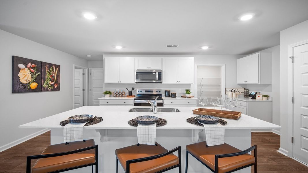 Furnished interior view inside a new home in The Groves at Bees Creek, Ridgeland (Image 7).