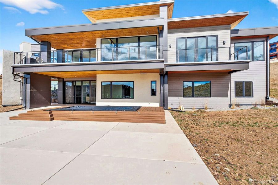 Exterior details and patio area of a home in , Golden (Image 3).