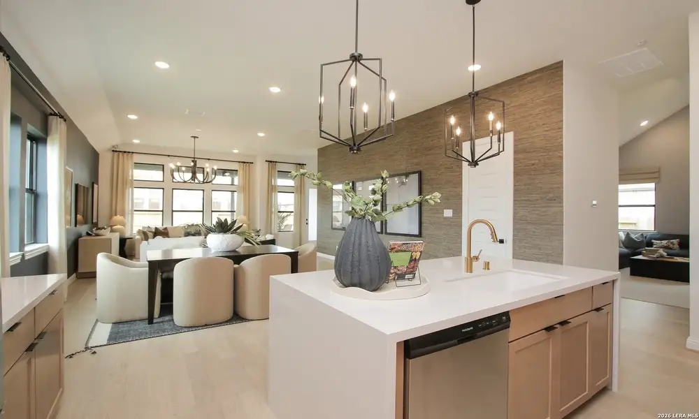 Furnished interior view inside a new home in Veramendi, New Braunfels (Image 17).