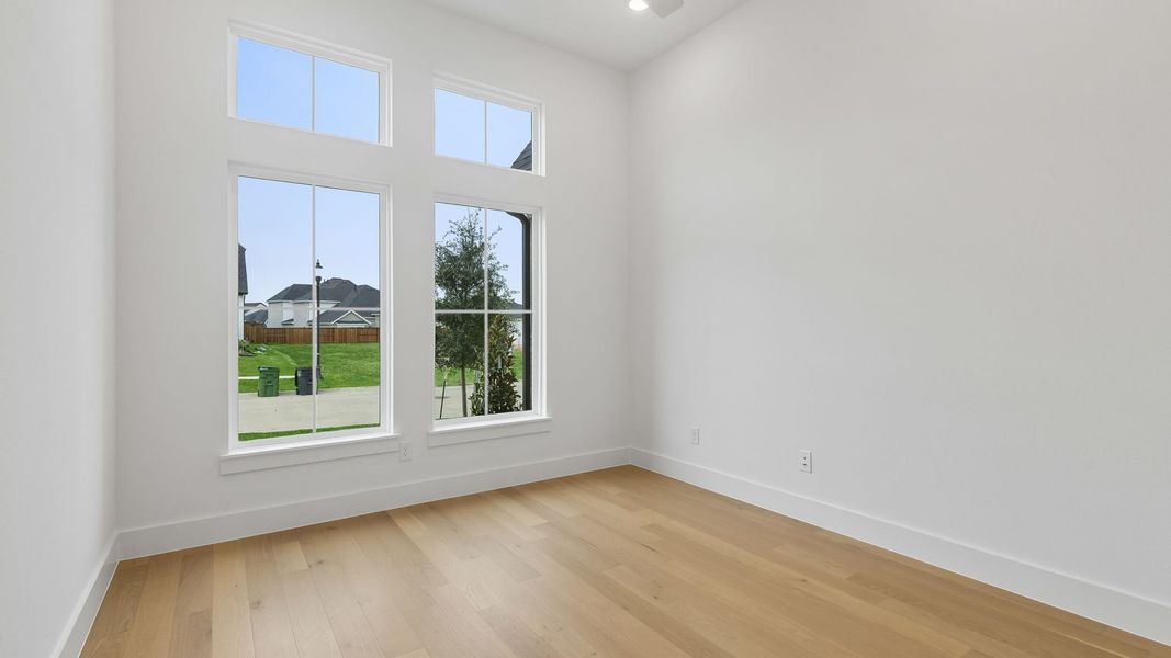 Spacious, unfurnished interior of a new home in Windsong Ranch 71' Series, Prosper (Image 13). Spacious, unfurnished interior of a new home in Windsong Ranch 71' Series, Prosper (Image 13).