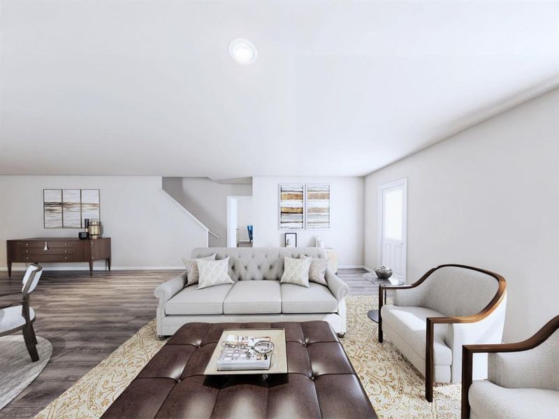 Furnished interior view inside a new home in Villages of Mayfield, Cleburne (Image 21).