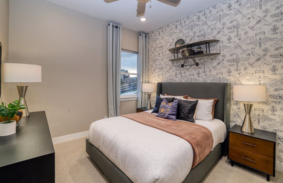 Furnished interior view inside a new home in Sterling Ranch, Littleton (Image 19).