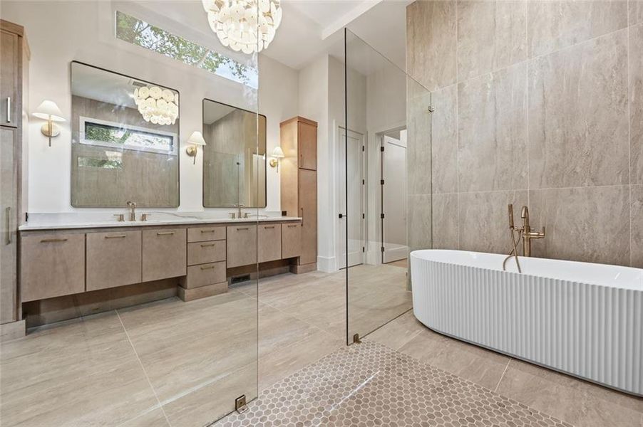 Furnished interior view inside a new home in , Alpharetta (Image 10).