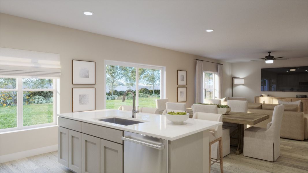 Representative furnished interior of a home built from the Finn by Risewell Homes in The Manors at Hodges Reserve, Howey-in-the-Hills (Image 8). Representative furnished interior of a home built from the Finn by Risewell Homes in The Manors at Hodges Reserve, Howey-in-the-Hills (Image 8).