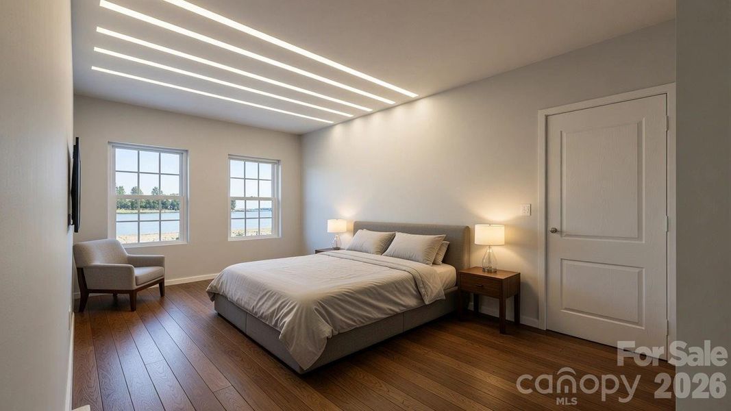 Furnished interior view inside a new home in , Lenoir (Image 8).