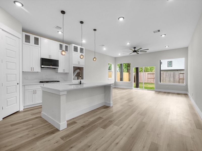 Furnished interior view inside a new home in , Houston (Image 7).