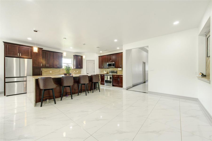 Furnished interior view inside a new home in , Cleveland (Image 11).