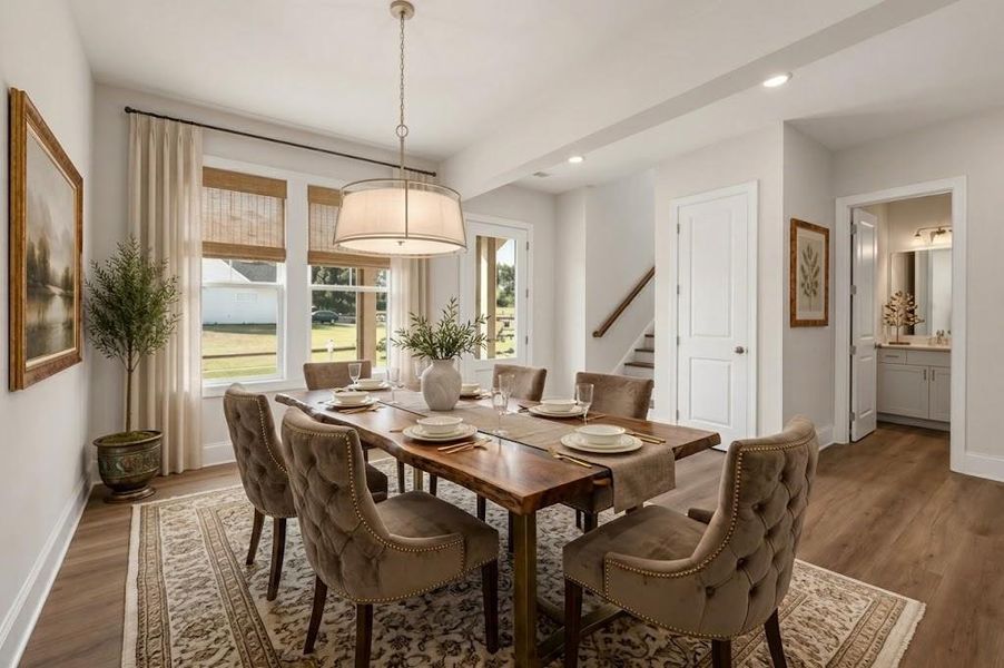 Furnished interior view inside a new home in Ashbury Commons, Powder Springs (Image 8).