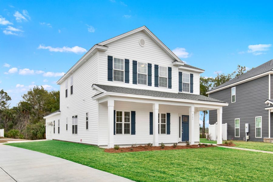 Aspen Plan Side Profile - Two-Story 5-Bedroom Home