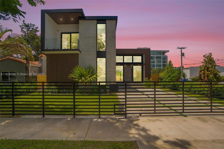 Front exterior of a new home in , Miami, FL, highlighting curb appeal (Image 26). Front exterior of a new home in , Miami, FL, highlighting curb appeal (Image 26).