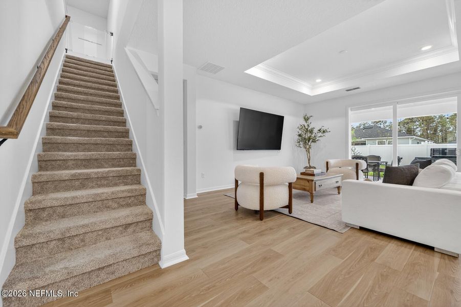Furnished interior view inside a new home in , St. Augustine (Image 29).