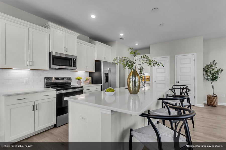 Furnished interior view inside a new home in Sweetbrier, Durham (Image 4).