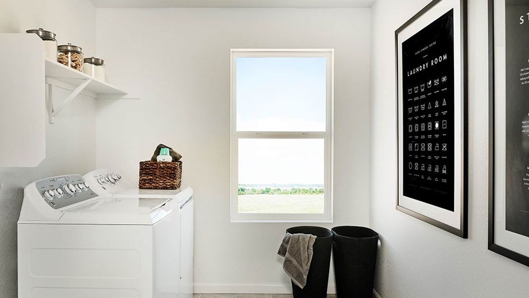 Representative furnished interior of a home built from the Ridgway by Taylor Morrison in The Fields at Looking Glass Town Collection, Parker (Image 36).