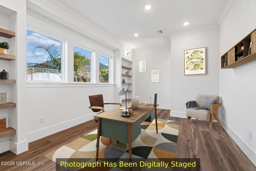 Furnished interior view inside a new home in Coral Ridge at Seabrook 80’, Ponte Vedra (Image 17).