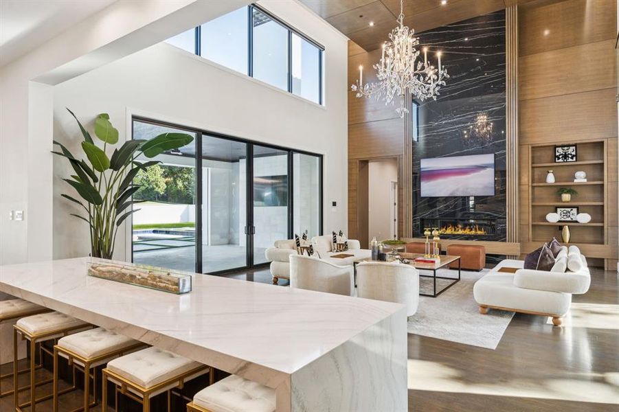 Furnished interior view inside a new home in , Westlake (Image 10). Furnished interior view inside a new home in , Westlake (Image 10).