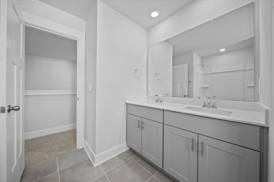 Furnished interior view inside a new home in Reserve at Arden Woods, Greenville (Image 8).