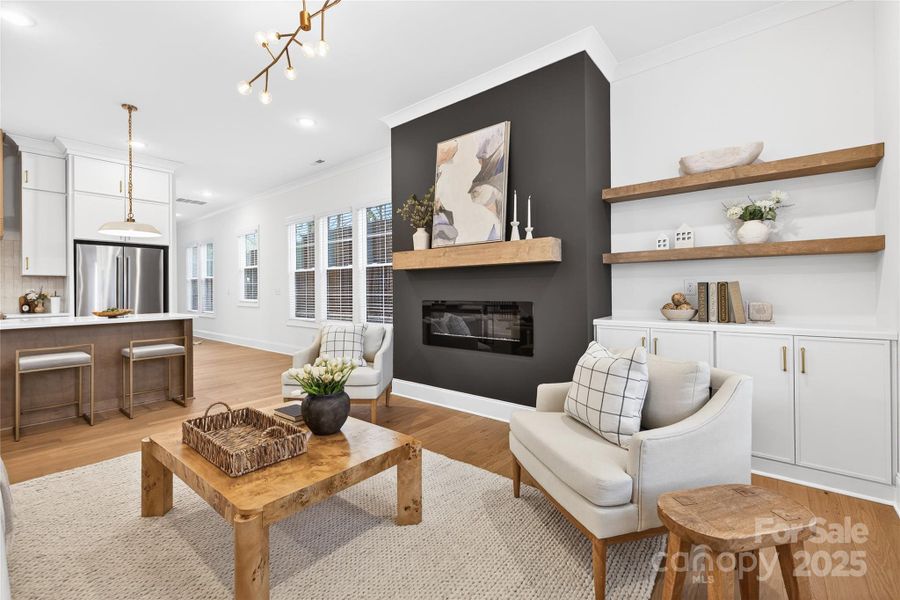 Furnished interior view inside a new home in , Charlotte (Image 29). Furnished interior view inside a new home in , Charlotte (Image 29).