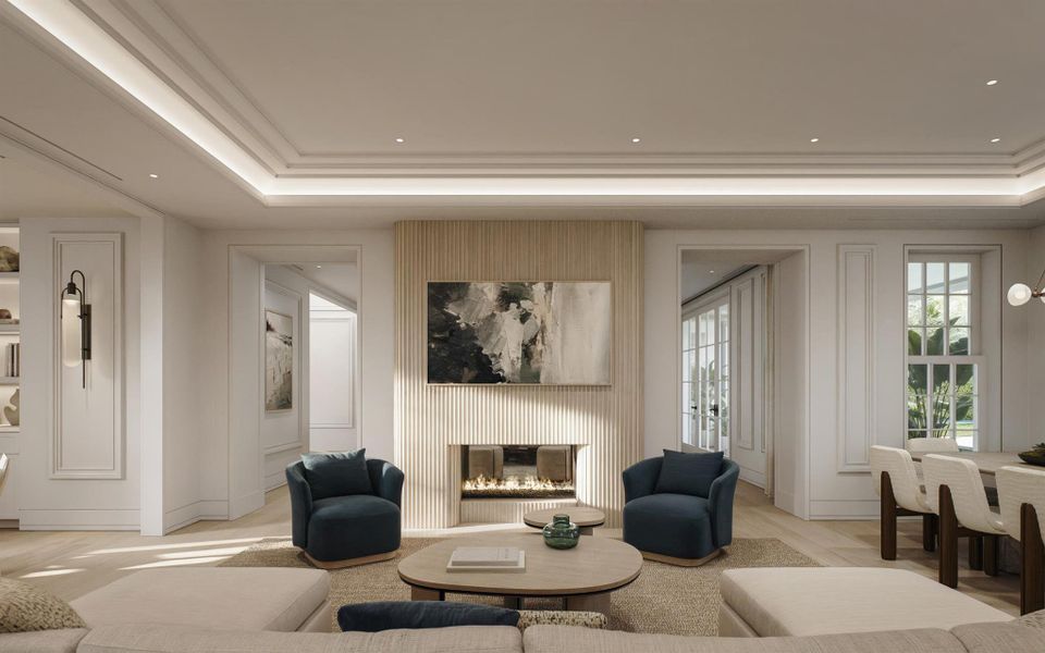 Furnished interior view inside a new home in , Palm Beach (Image 9). Furnished interior view inside a new home in , Palm Beach (Image 9).