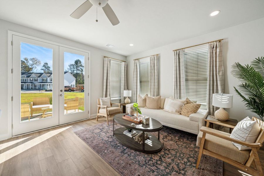 Furnished interior view inside a new home in Lakeview Commons, Goose Creek (Image 32).