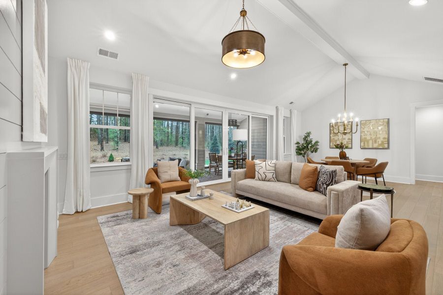 Representative furnished interior of a home built from the Marin-Expanded by Classica Homes in Riverchase Estates, Lancaster (Image 50).