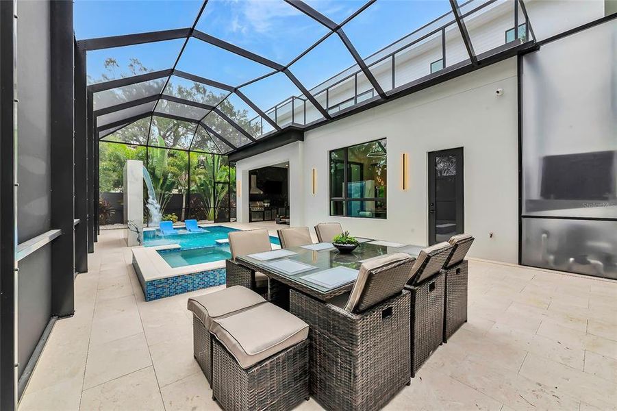 Exterior details and patio area of a home in , Sarasota (Image 3). Exterior details and patio area of a home in , Sarasota (Image 3).