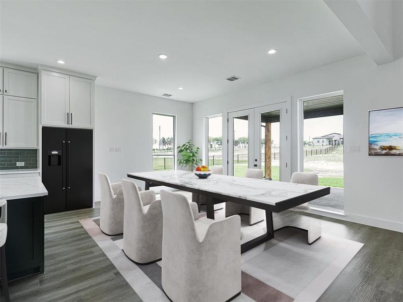 Furnished interior view inside a new home in , Gunter (Image 7).