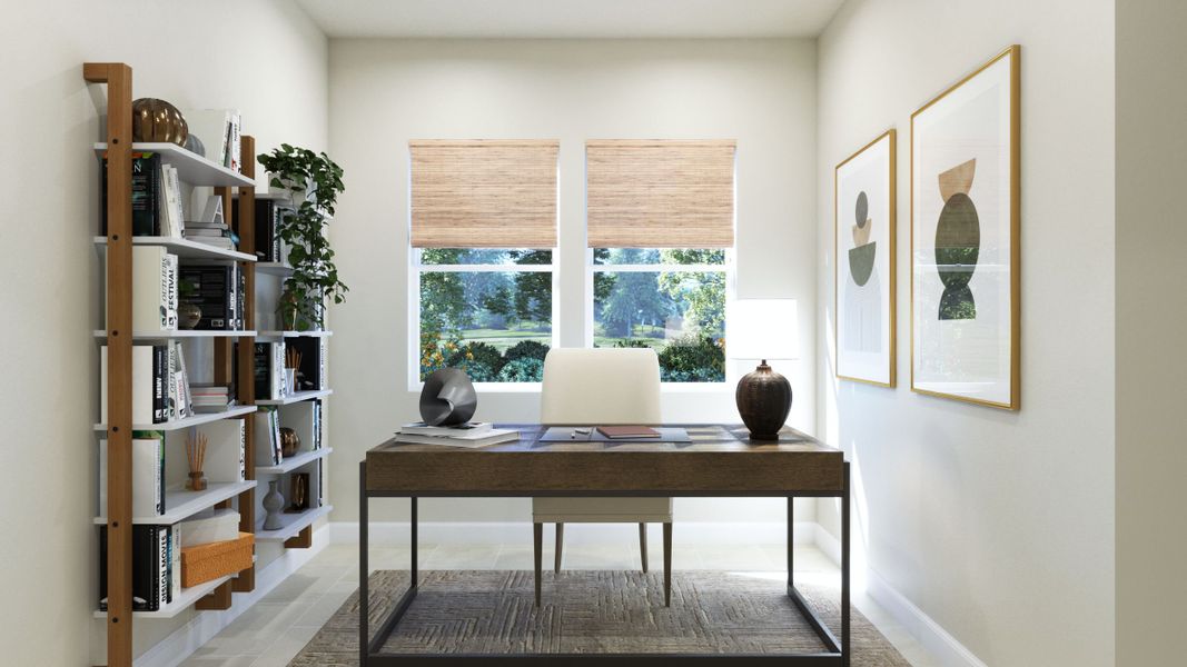 Representative furnished interior of a home built from the 2 by Trumark Homes in RainDance, Windsor (Image 13).