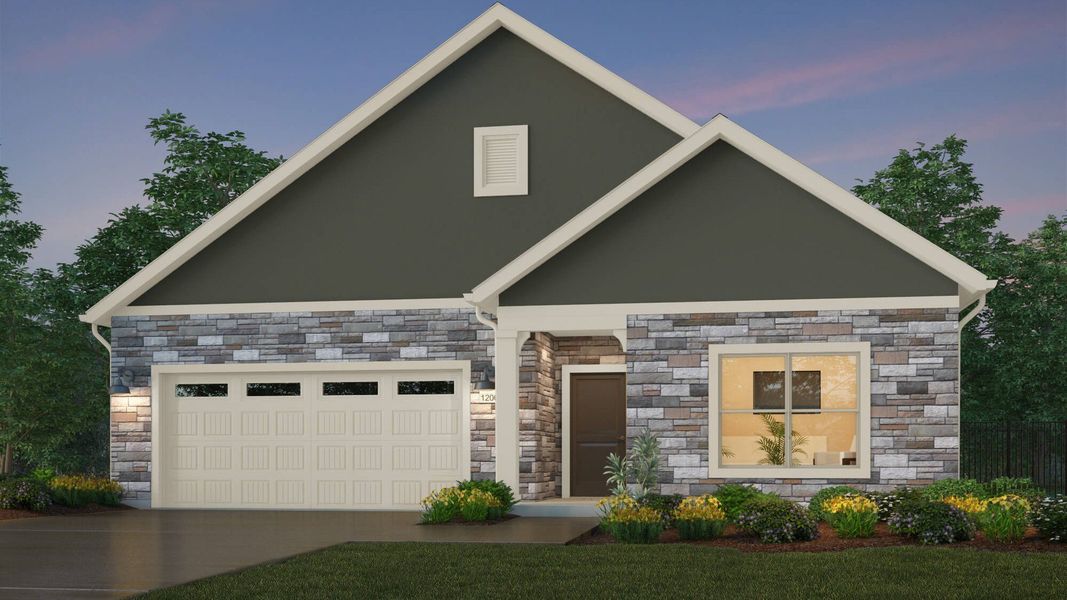 Representative exterior photo of a completed home built from the Capri by Epcon Communities in The Courtyards at Lupton Village, Fort Lupton, CO (Image 21). Representative exterior photo of a completed home built from the Capri by Epcon Communities in The Courtyards at Lupton Village, Fort Lupton, CO (Image 21).