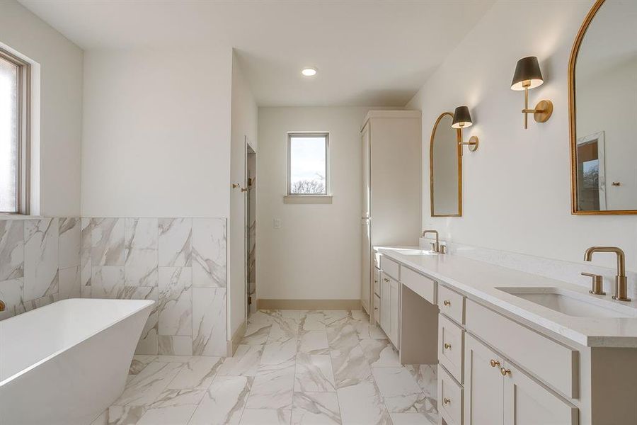 Furnished interior view inside a new home in , Poolville (Image 10).