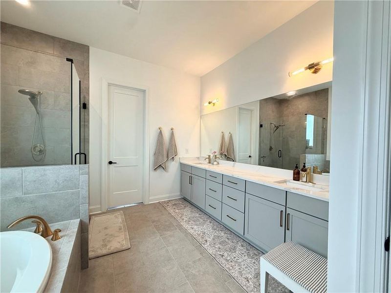 Furnished interior view inside a new home in Encore, Duluth (Image 17).