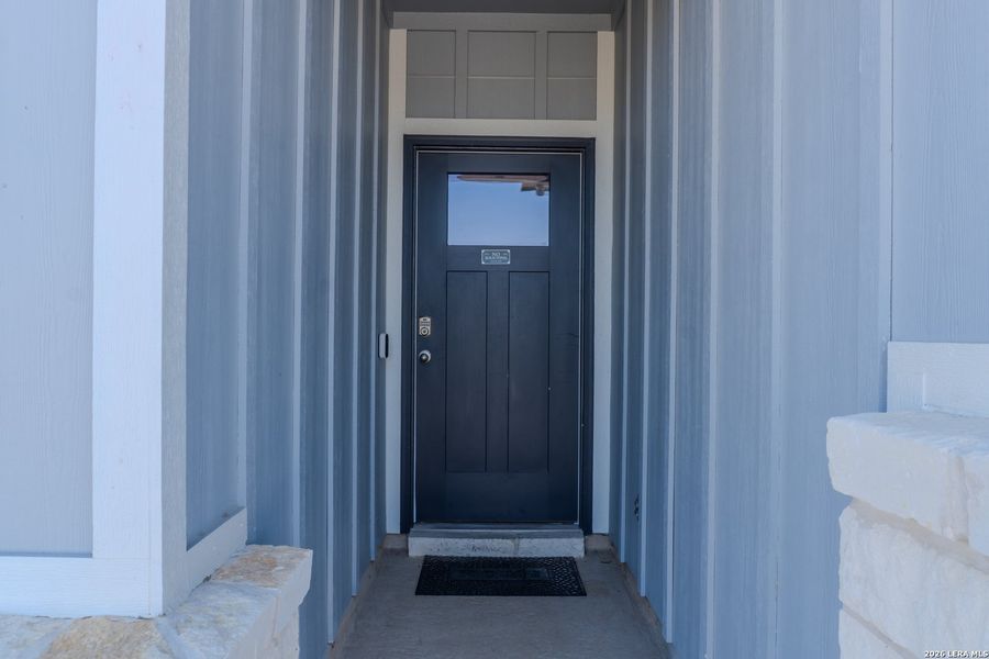 Exterior details and patio area of a home in The Meadows at Hunters Ranch, San Antonio (Image 4). Exterior details and patio area of a home in The Meadows at Hunters Ranch, San Antonio (Image 4).