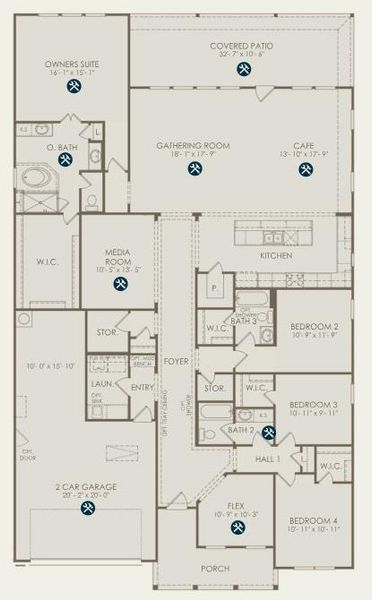 Pulte Homes, Dobbin/TR201 floor plan Pulte Homes, Dobbin/TR201 floor plan