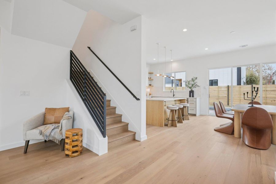 Furnished interior view inside a new home in , Austin (Image 8).