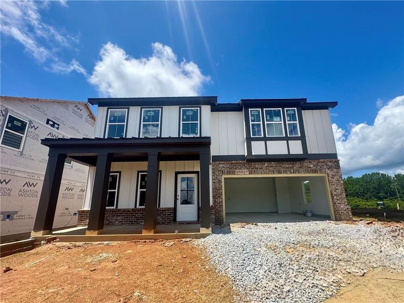 In-progress construction of a new home in Eastlyn Crossing, Flowery Branch, GA (Image 14).