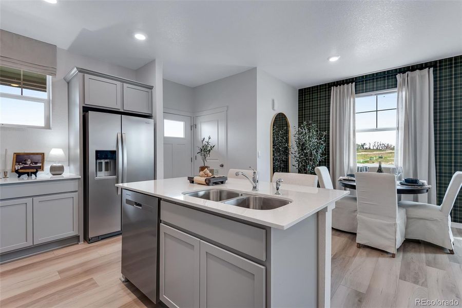Furnished interior view inside a new home in Revere at Johnstown, Johnstown (Image 39). Furnished interior view inside a new home in Revere at Johnstown, Johnstown (Image 39).