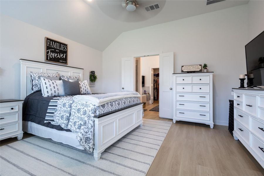 Furnished interior view inside a new home in Pinewood at Grand Texas, New Caney (Image 28).