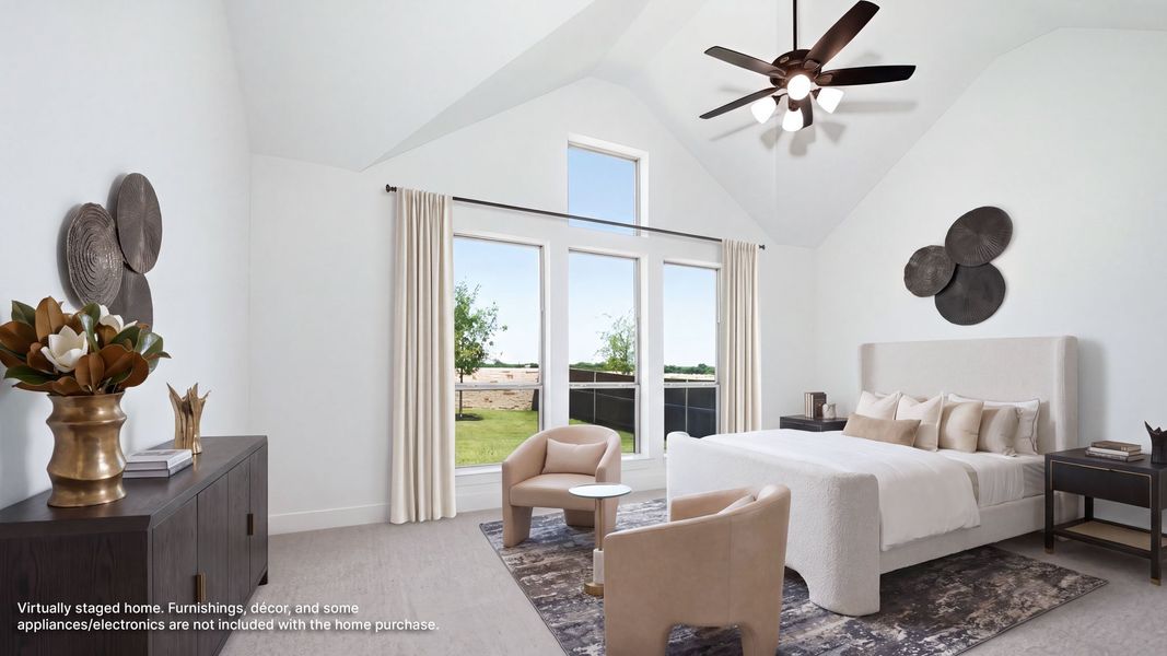Furnished interior view inside a new home in Trinity Falls, McKinney (Image 8). Furnished interior view inside a new home in Trinity Falls, McKinney (Image 8).