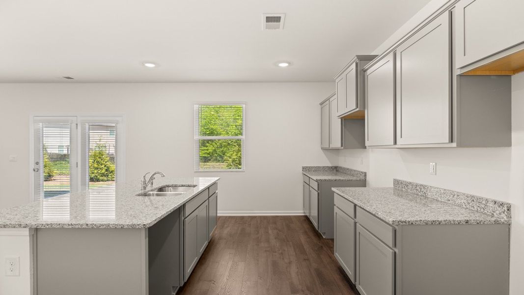 Furnished interior view inside a new home in Locust Grove Station - Cedar Ridge, Locust Grove (Image 5).