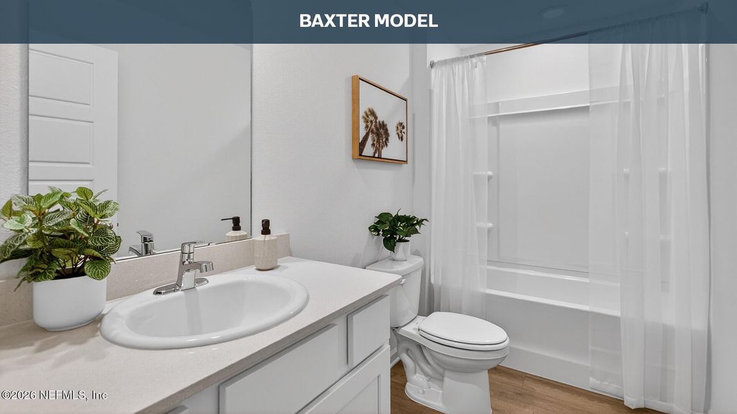 Furnished interior view inside a new home in Liberty Cove, Yulee (Image 11). Furnished interior view inside a new home in Liberty Cove, Yulee (Image 11).