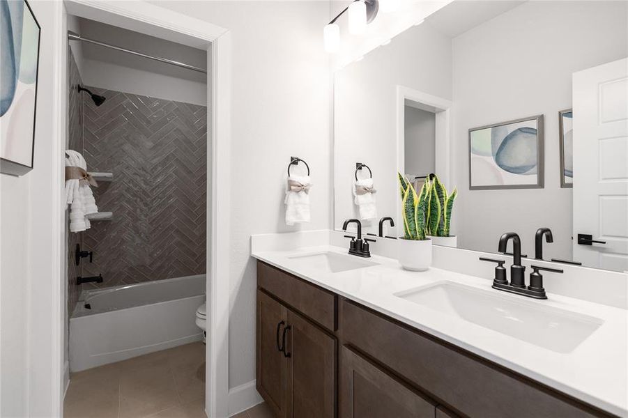 Beazer Homes Wildflower Ranch Brenham Floorplan. This is not a photo of the actual home, but is a photo of the Brenham floorplan.