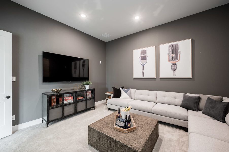 Representative furnished interior of a home built from the Meritage by Tri Pointe Homes in Legacy Grove, Montgomery (Image 16).